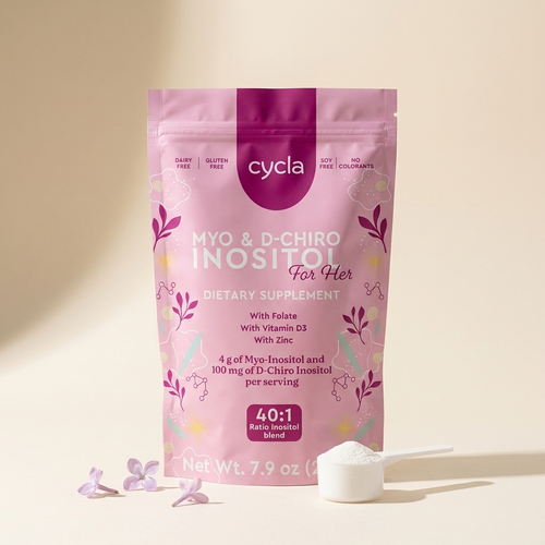 Cycla 40:1 Myo and D-Chiro Inositol pouch with exact-dose scoop
